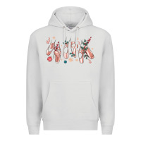 Dove Grey christmas ballerina shoes Premium Hoodie - MaliasSmallBusiness