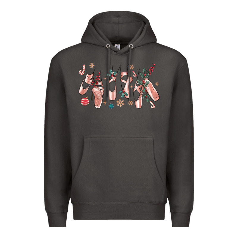 Christmas Ballerina Shoes Premium Hoodie by MaliasSmallBusiness | Teevron
