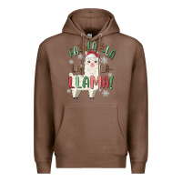 Chestnut fa la la llama Premium Hoodie - MaliasSmallBusiness