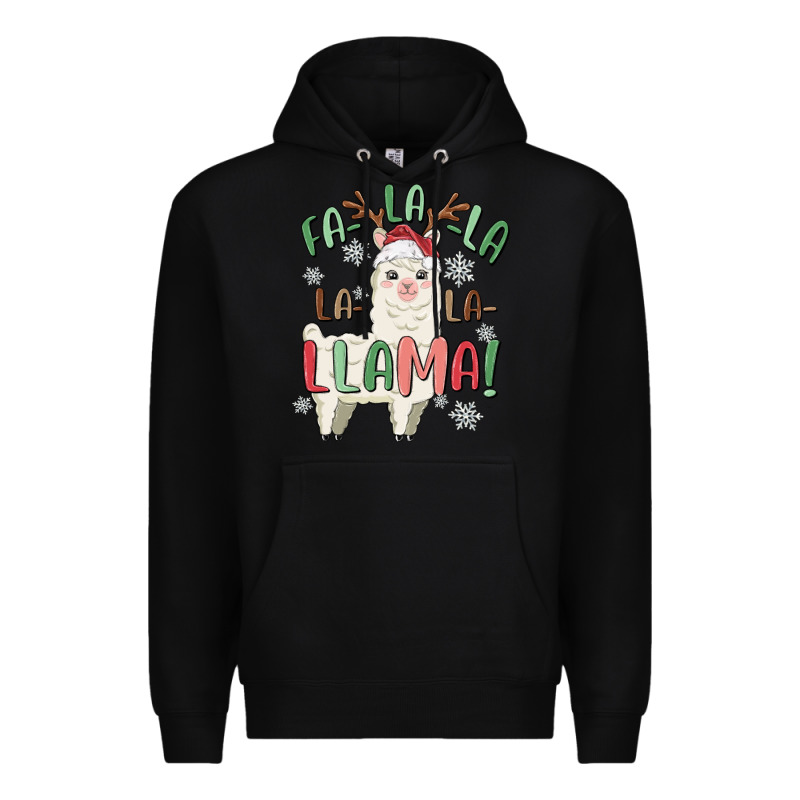 Fa La La Llama Premium Hoodie by MaliasSmallBusiness | Teevron