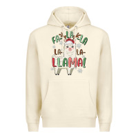 Sandshell fa la la llama Premium Hoodie - MaliasSmallBusiness