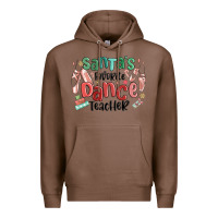 Chestnut santa's favorite dance teacher Premium Hoodie - MaliasSmallBusiness