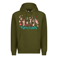 Army Green merry dancemas christmas ballet Premium Hoodie - MaliasSmallBusiness