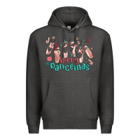 Charcoal Heather merry dancemas christmas ballet Premium Hoodie - MaliasSmallBusiness