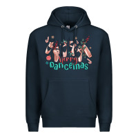 Navy merry dancemas christmas ballet Premium Hoodie - MaliasSmallBusiness