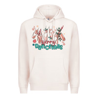 Pale Pink merry dancemas christmas ballet Premium Hoodie - MaliasSmallBusiness