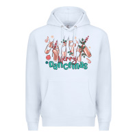 White merry dancemas christmas ballet Premium Hoodie - MaliasSmallBusiness