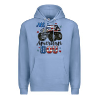 Colony Blue all american boy Premium Hoodie - MaliasSmallBusiness