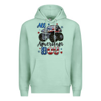 Seafoam all american boy Premium Hoodie - MaliasSmallBusiness