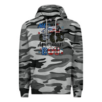 Slate Camo all american boy Premium Hoodie - MaliasSmallBusiness
