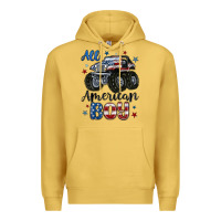 Antique Gold all american boy Premium Hoodie - MaliasSmallBusiness