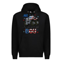 Black all american boy Premium Hoodie - MaliasSmallBusiness