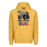 Mustard all american boy Premium Hoodie - MaliasSmallBusiness