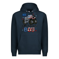 Navy all american boy Premium Hoodie - MaliasSmallBusiness