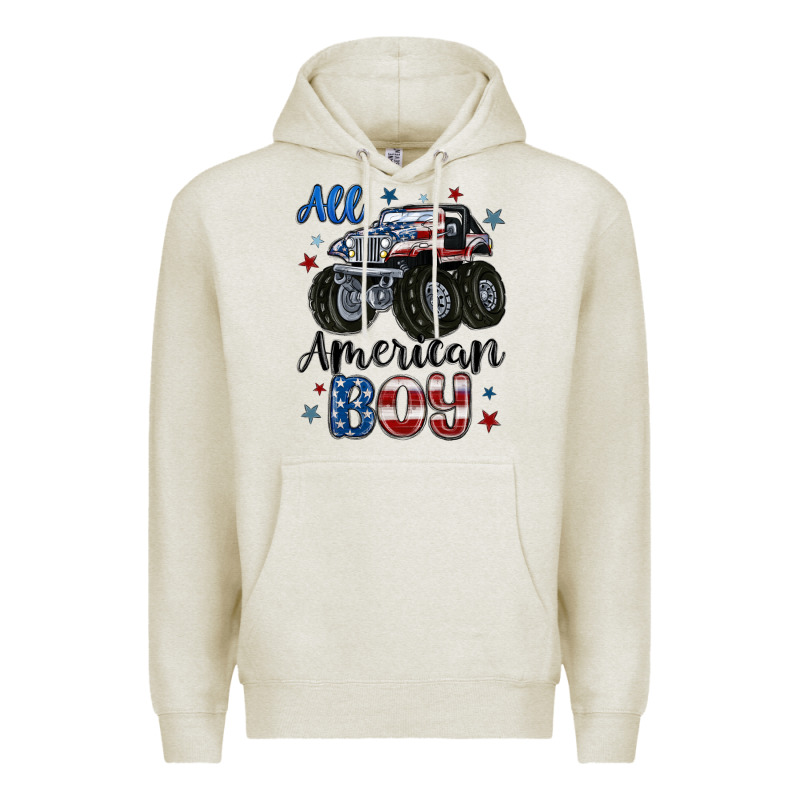 All American Boy Premium Hoodie by MaliasSmallBusiness | Teevron