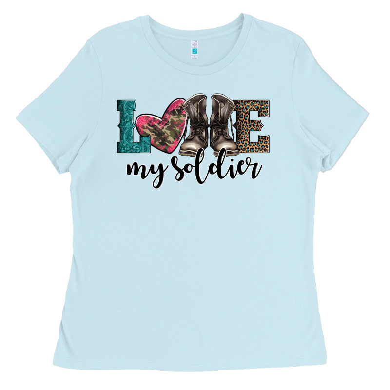 Armed Forces Day Love My Soldier Ladies Tee by Artiststas | Teevron