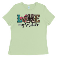 Matcha armed forces day love my soldier Ladies Tee - Artiststas