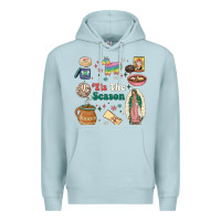 Blue Mist tis the season Premium Hoodie - MaliasSmallBusiness
