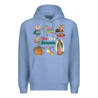 Colony Blue tis the season Premium Hoodie - MaliasSmallBusiness