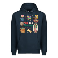 Navy tis the season Premium Hoodie - MaliasSmallBusiness