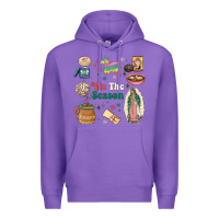 Purple tis the season Premium Hoodie - MaliasSmallBusiness