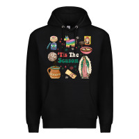 Black tis the season Premium Hoodie - MaliasSmallBusiness