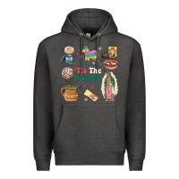 Charcoal Heather tis the season Premium Hoodie - MaliasSmallBusiness