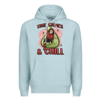 Blue Mist true crimes & chill Premium Hoodie - MaliasSmallBusiness