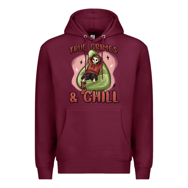 True Crimes & Chill Premium Hoodie by MaliasSmallBusiness | Teevron