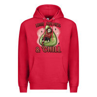 Cardinal true crimes & chill Premium Hoodie - MaliasSmallBusiness