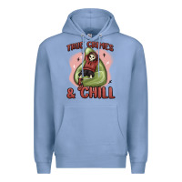 Colony Blue true crimes & chill Premium Hoodie - MaliasSmallBusiness