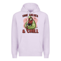 Lilac true crimes & chill Premium Hoodie - MaliasSmallBusiness