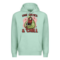 Seafoam true crimes & chill Premium Hoodie - MaliasSmallBusiness