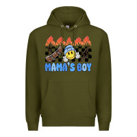 Army Green mama's boy Premium Hoodie - MaliasSmallBusiness