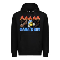 Black mama's boy Premium Hoodie - MaliasSmallBusiness