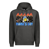 Charcoal Heather mama's boy Premium Hoodie - MaliasSmallBusiness
