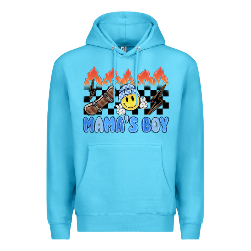 Mama's Boy Premium Hoodie by MaliasSmallBusiness | Teevron
