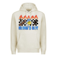 Oatmeal Heather mama's boy Premium Hoodie - MaliasSmallBusiness