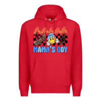 Red mama's boy Premium Hoodie - MaliasSmallBusiness