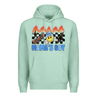 Seafoam mama's boy Premium Hoodie - MaliasSmallBusiness