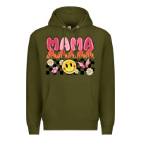 Army Green mama Premium Hoodie - MaliasSmallBusiness