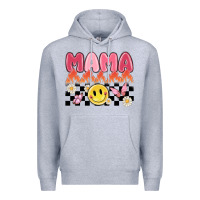 Heather Grey mama Premium Hoodie - MaliasSmallBusiness