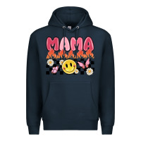 Navy mama Premium Hoodie - MaliasSmallBusiness