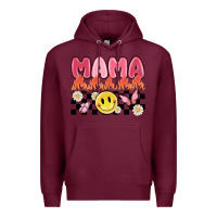 Burgundy mama Premium Hoodie - MaliasSmallBusiness