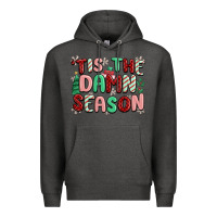 Charcoal Heather 'tis the damn season Premium Hoodie - MaliasSmallBusiness