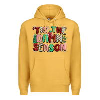 Mustard 'tis the damn season Premium Hoodie - MaliasSmallBusiness