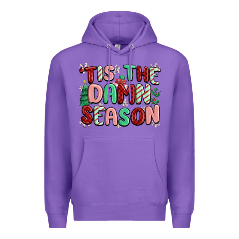 'tis The Damn Season Premium Hoodie by MaliasSmallBusiness | Teevron