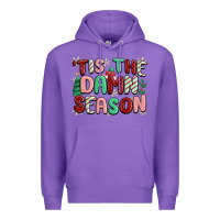 Purple 'tis the damn season Premium Hoodie - MaliasSmallBusiness