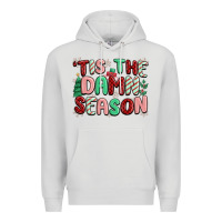 Dove Grey 'tis the damn season Premium Hoodie - MaliasSmallBusiness