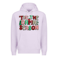 Lilac 'tis the damn season Premium Hoodie - MaliasSmallBusiness